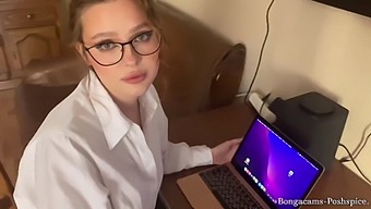 Experience The Ultimate Pov Pleasure With A Blowjob And Facial From A Big Natural Tits Stepmom