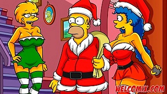 Unwrapping The Ultimate Christmas Gift: Wife Sharing With Beggars In A Hentai Version Of The Simpsons