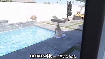 Two Men Ejaculate On Maria Anjel'S Face In Ultra Hd