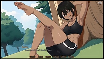 First-Time Anal Adventure With My Adorable Girlfriend In The Woods [Hentai Game]