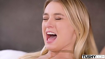 My Husband And I Share A Blonde Threesome With Anal Action