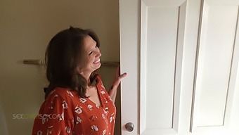 Elderly Woman Enjoys A Surprise Visit From Her Landlord In A Steamy Encounter With Ass Penetration And Facial Cumshot.