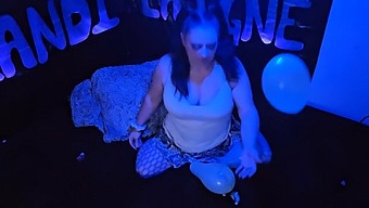 Sensual Candy'S Fetish For Balloon Popping In A Family-Friendly Video