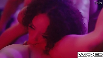 Get Lost In A Steamy Threesome With Alexis Tae'S Oral Skills And Missionary Action