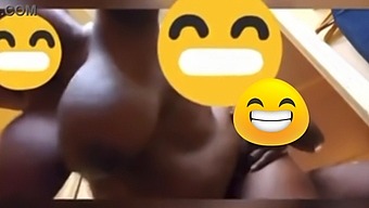 Elderly Woman With Large Breasts Struggles During Anal Penetration