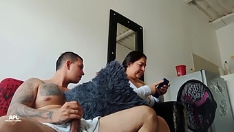 I Pleasure Myself While Observing My Stepsister'S Buttocks, And When She Detects My Arousal, She Craves To Straddle Me