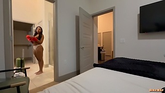 Step-Sis Goes To Bed Without Underwear On Her Night Out